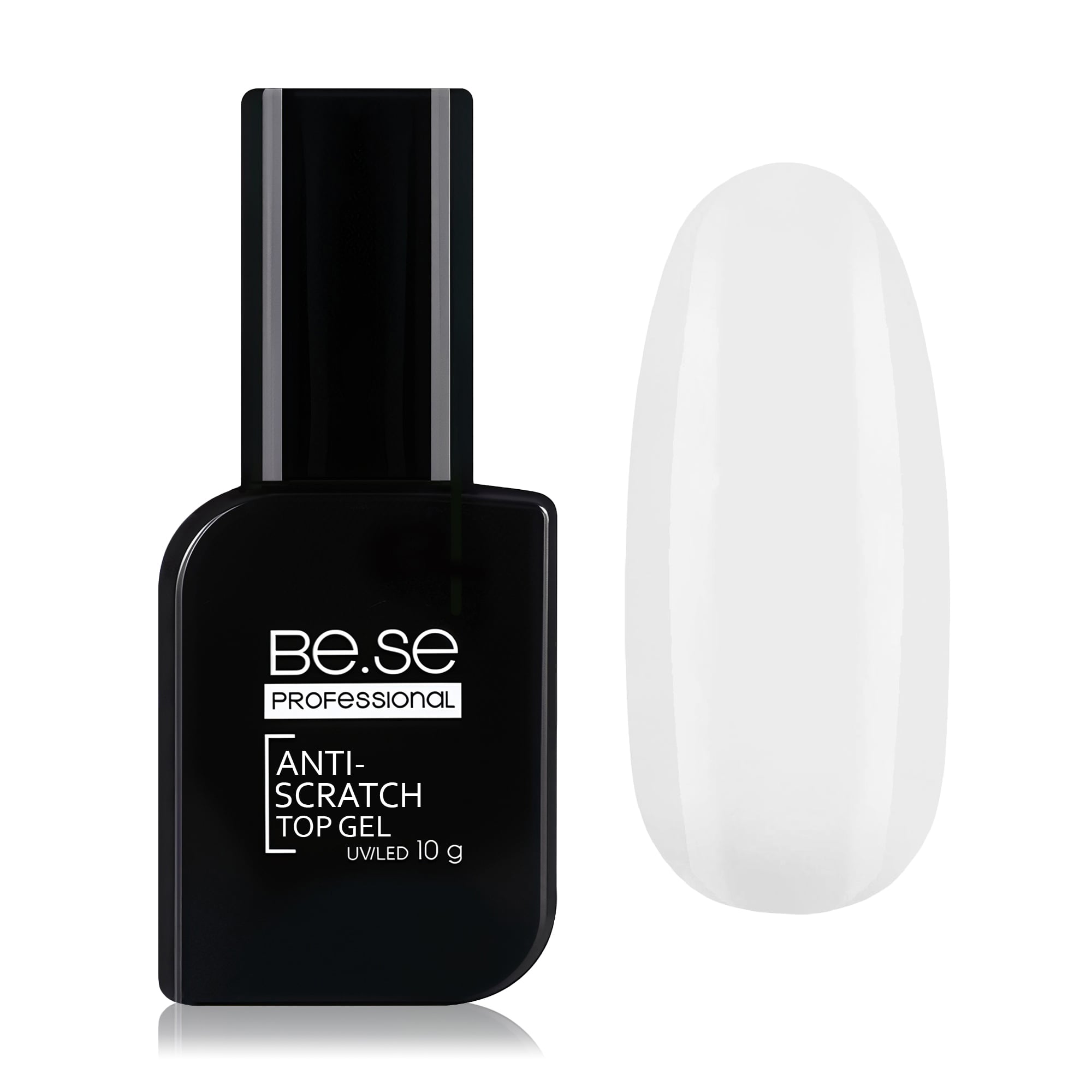 Верхнє покриття для гель лаку Be.Se Professional Anti-Scratch Top Gel Clear, 203, 10 г